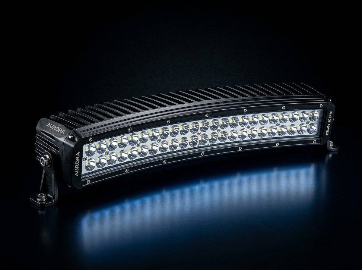 52" Curved LED Light Bar from AURORA China LED lighting manufacturer