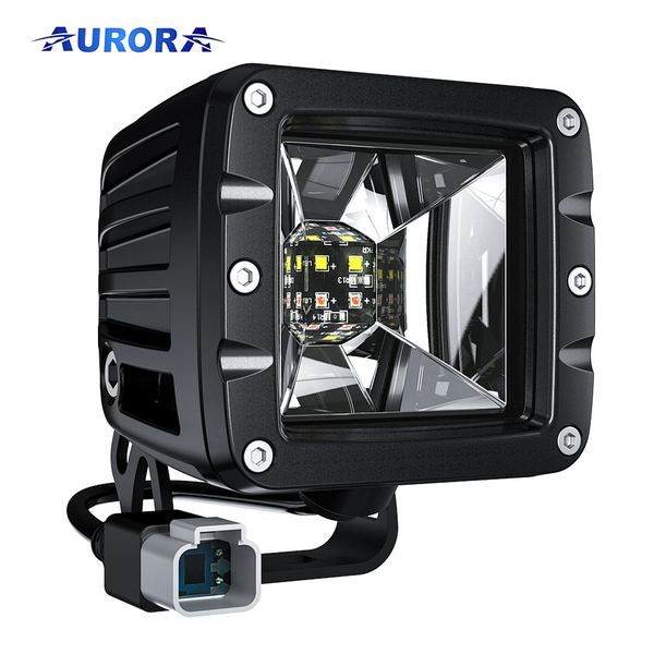 Aurora Dual Color Super Cool Amber Led Mining Lamp Work Light for Agricultural