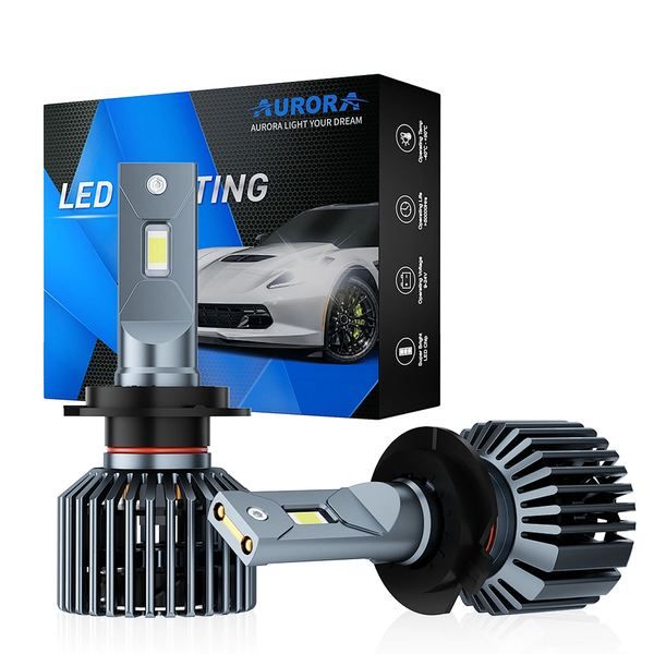 AURORA New Arrival 100W 7200LM Super Bright H4 Led Headlight Bulb H7 H11 Car Led