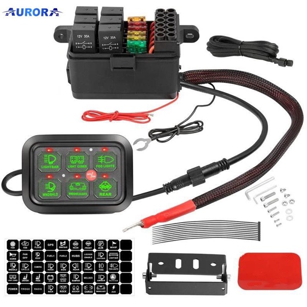 AUROR Universal 6-Gang Touch Pad Control System Specification