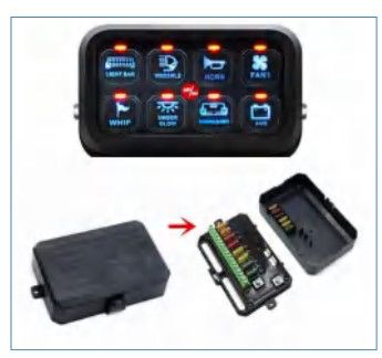AUROR Universal 8-Gang Touch Pad Control System Specification