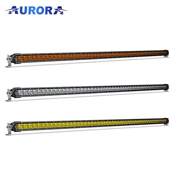 SEMA manufacturer Aurora 50inch offroad slim led light bar approved by ECE,EMC a