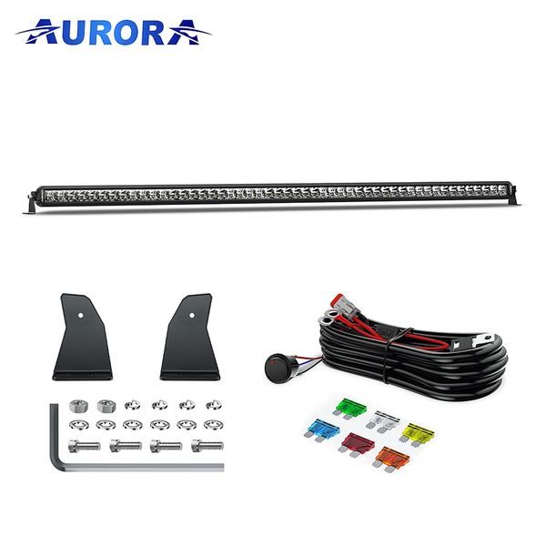 50" Single Row Screwless Light Bar