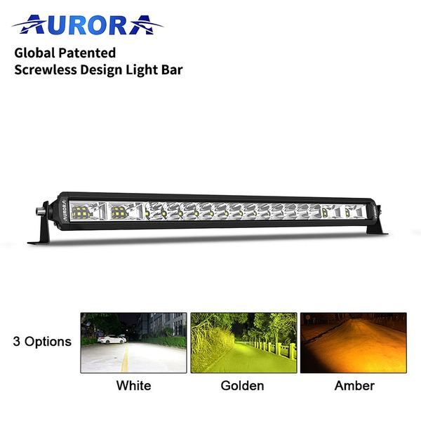 50" Single Row Screwless Scene Light Bar
