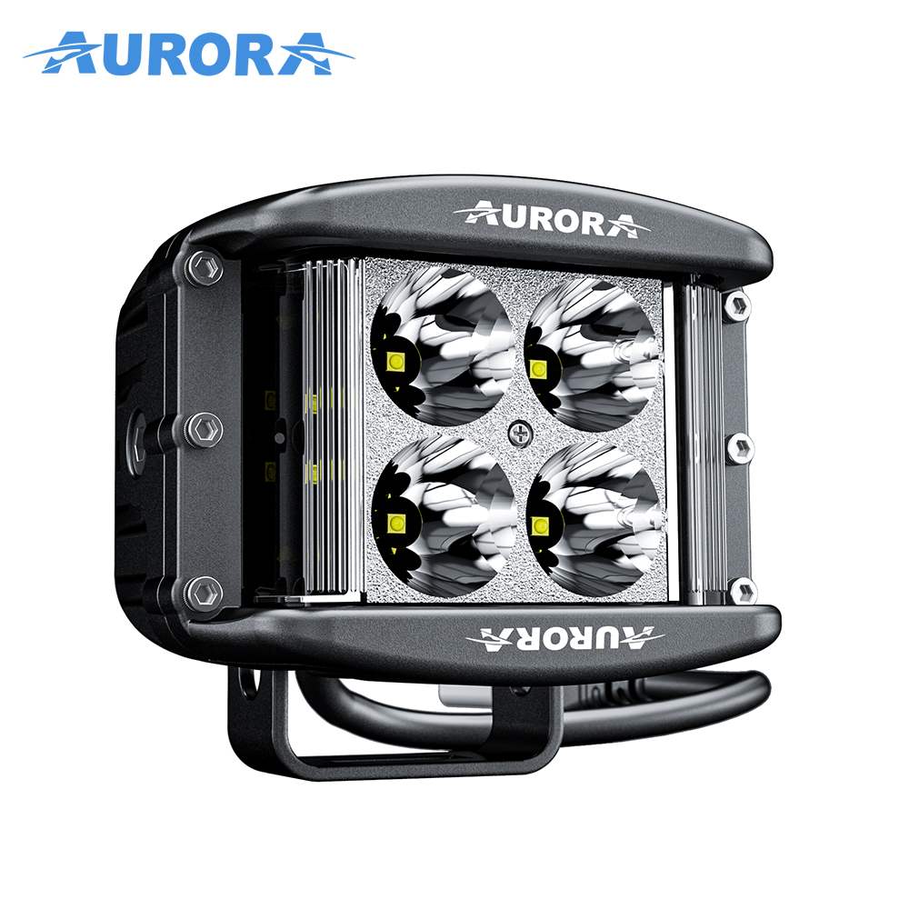 AURORA 2-P4E15D1 W Series Spot + Side Shooter LED Work Light