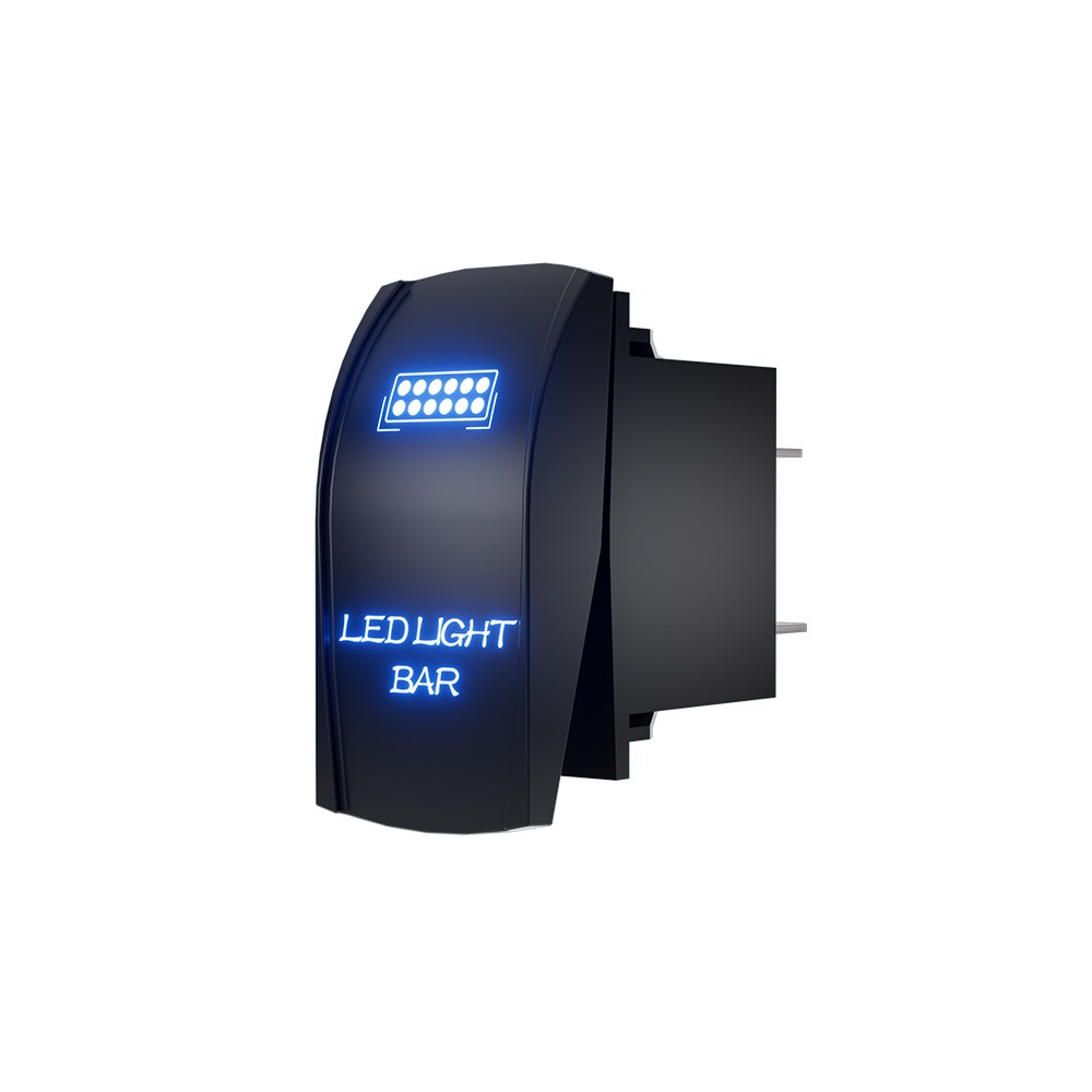 AUROR Two-position Rock Switch with LED indicator light