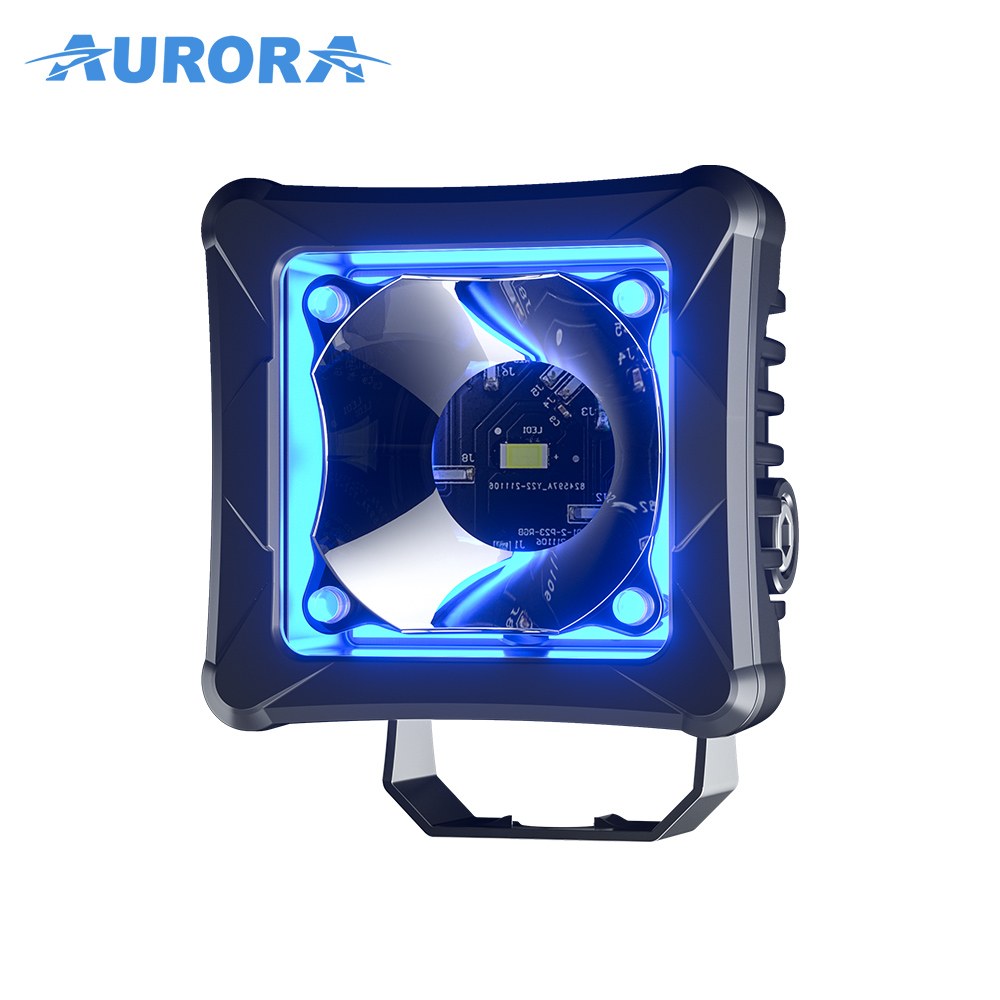 AURORA D3T-2-P23Q W Series RGB Spot LED Work Light