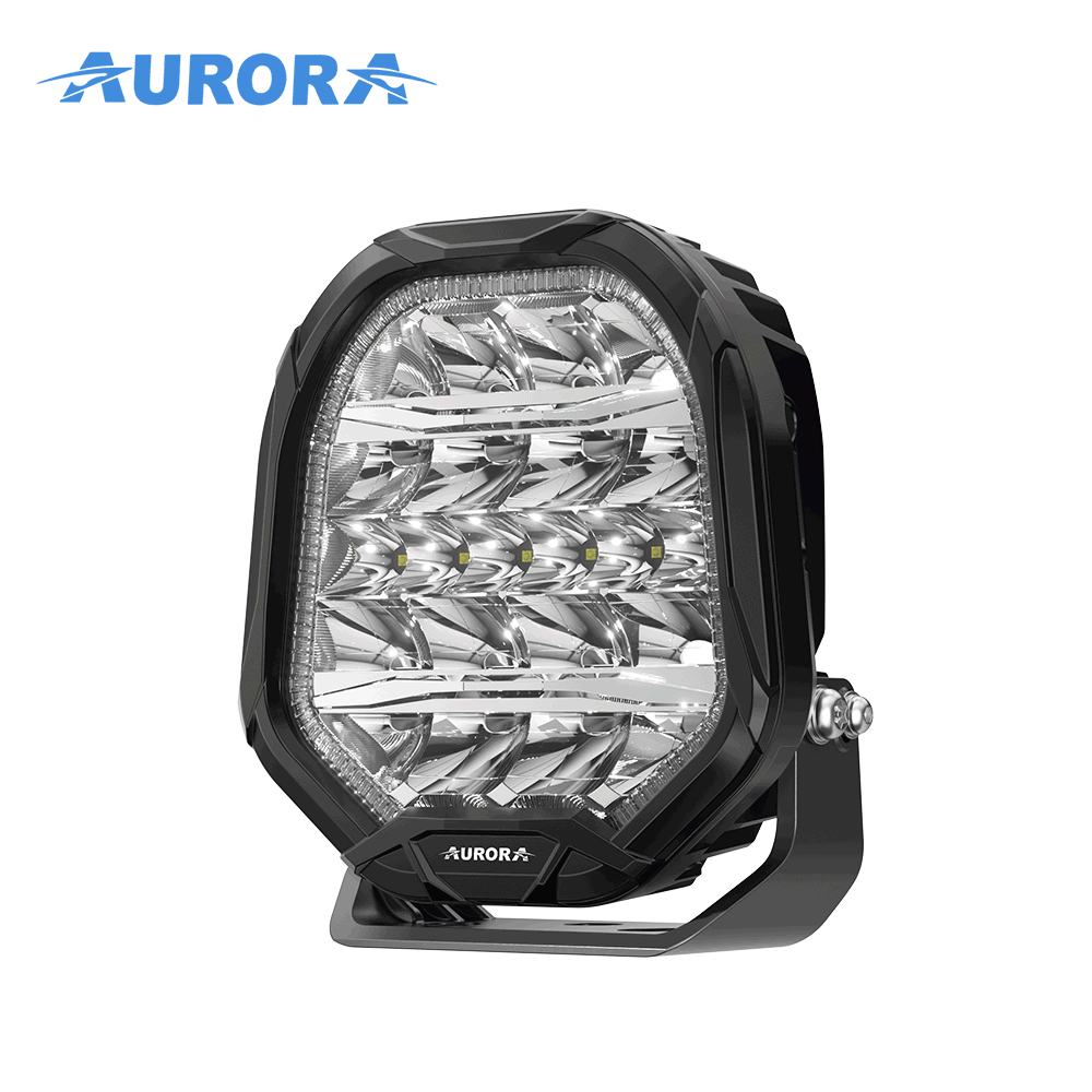 AURORA P-R-7-R15Y-AW with white/amber backlits LED Driving Lights